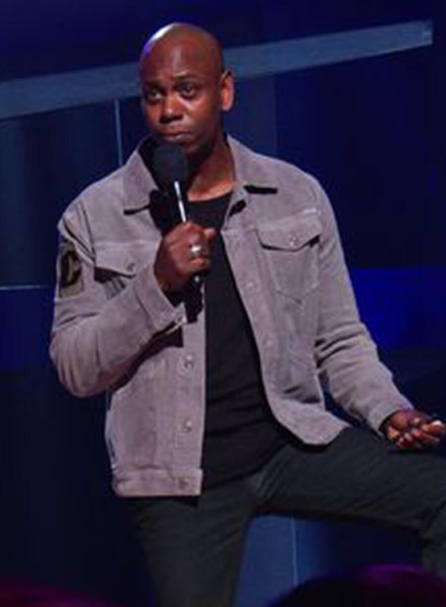 Harpoon Dave Chappelle Inspired Grey Denim Jacket