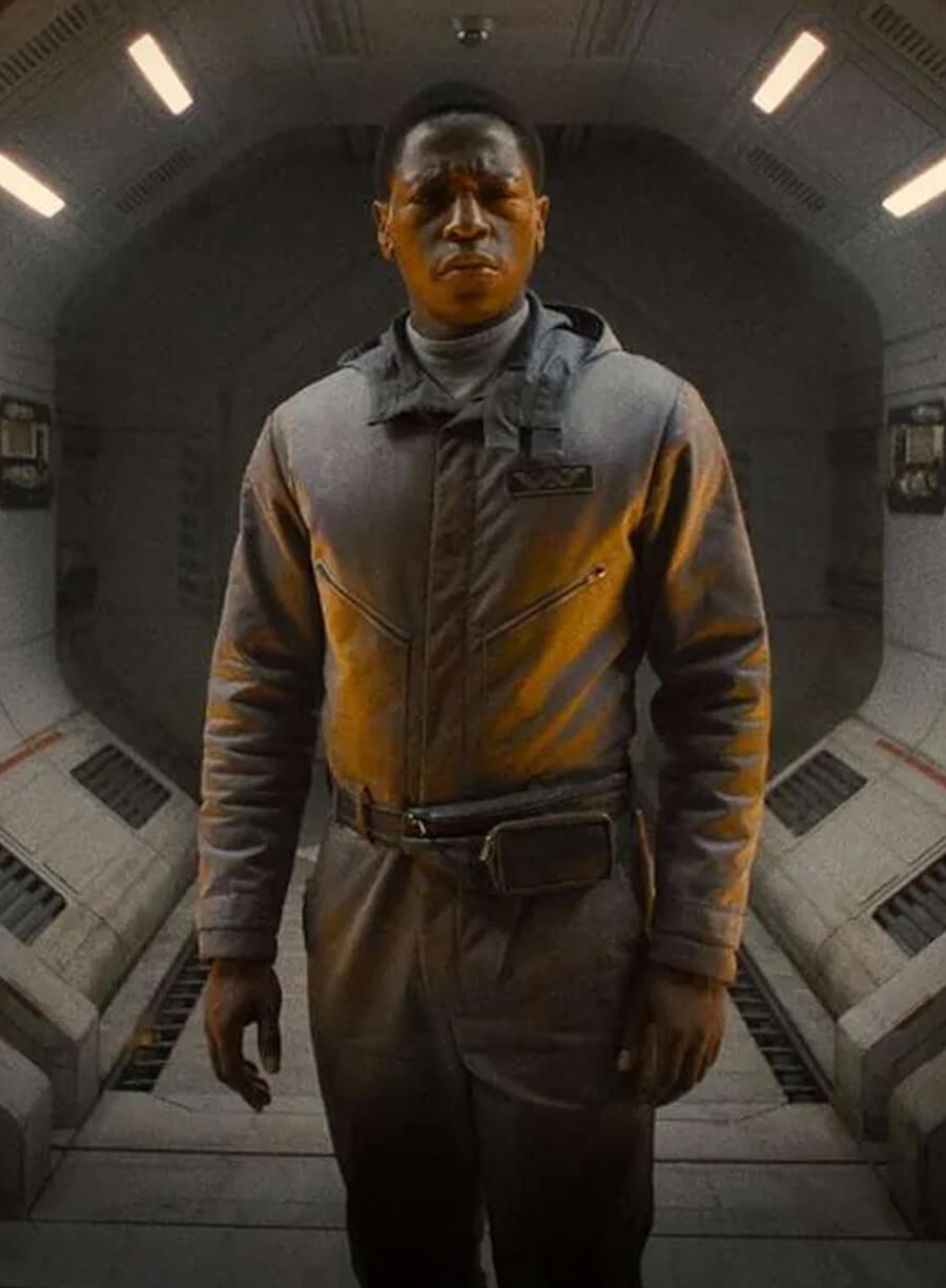 Harpoon Andy Inspired Brown Hooded Jacket - Alien Romulus 2024 Style
