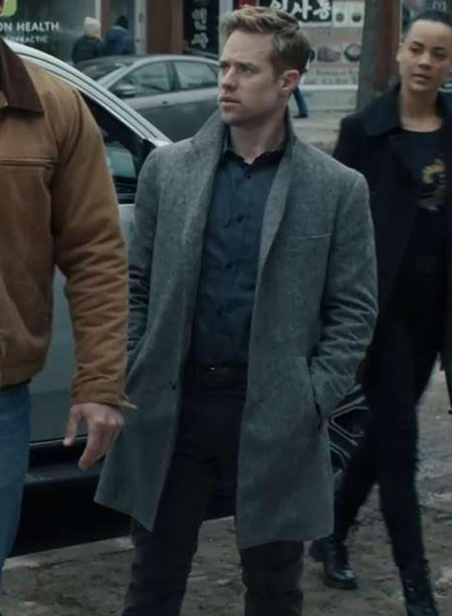 Harpoon David O'Donnell Inspired Grey Coat - Reacher Style