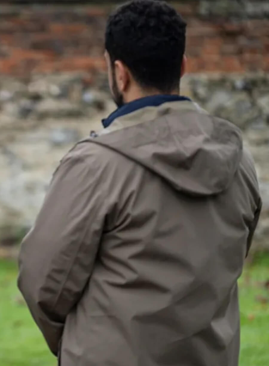 Harpoon DC Ben Lawford Inspired Grey Hooded Jacket - Code Of Silence Style