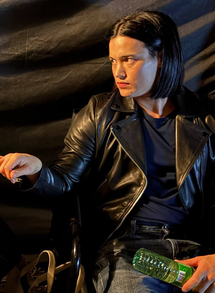 Harpoon Derek Luh Inspired Black Biker Jacket - Gen V S02 Style