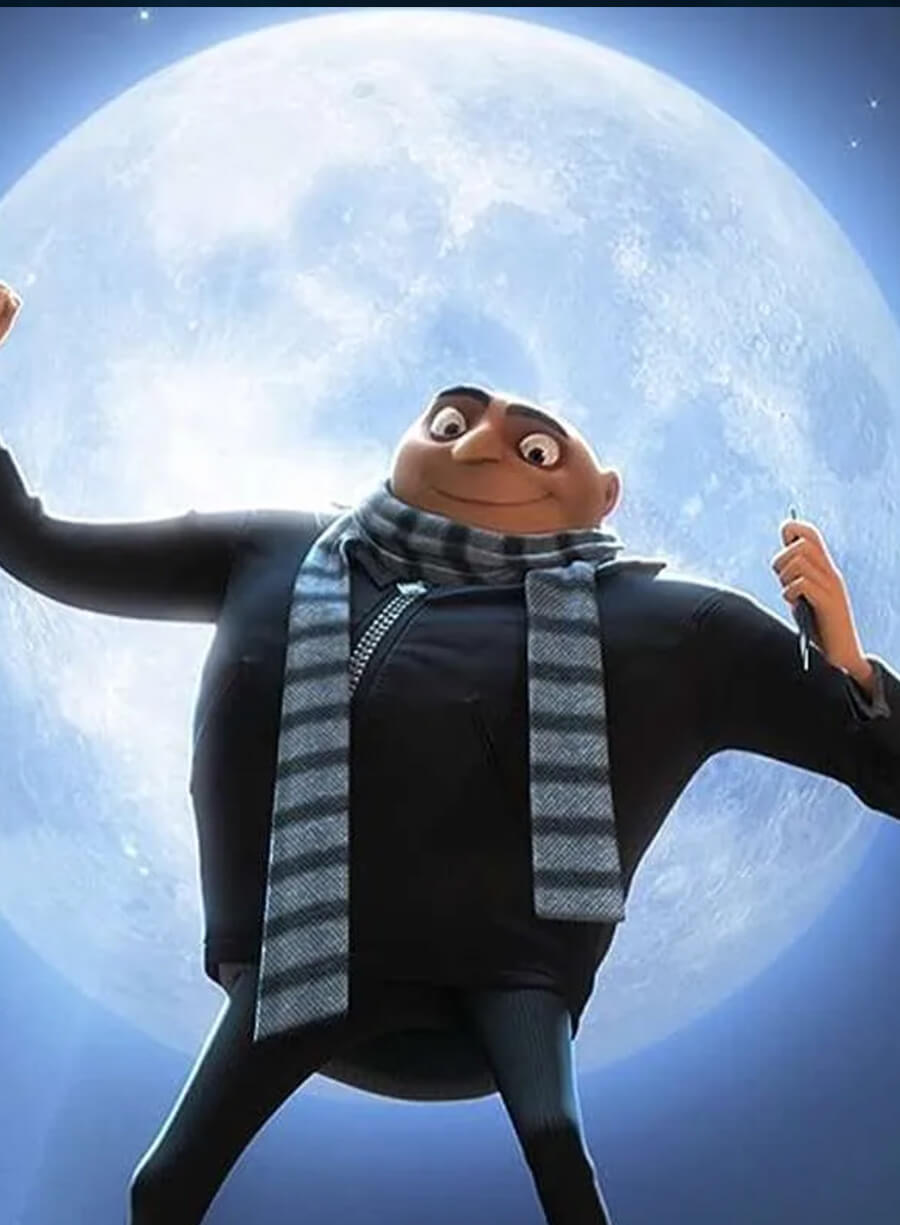 Harpoon Gru Inspired Black Costume Jacket - Despicable Me Style