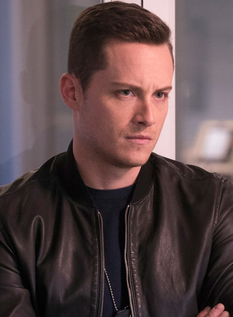 Harpoon Jay Halstead Inspired Brown Real Leather Bomber Jacket - Chicago Med S02 Style