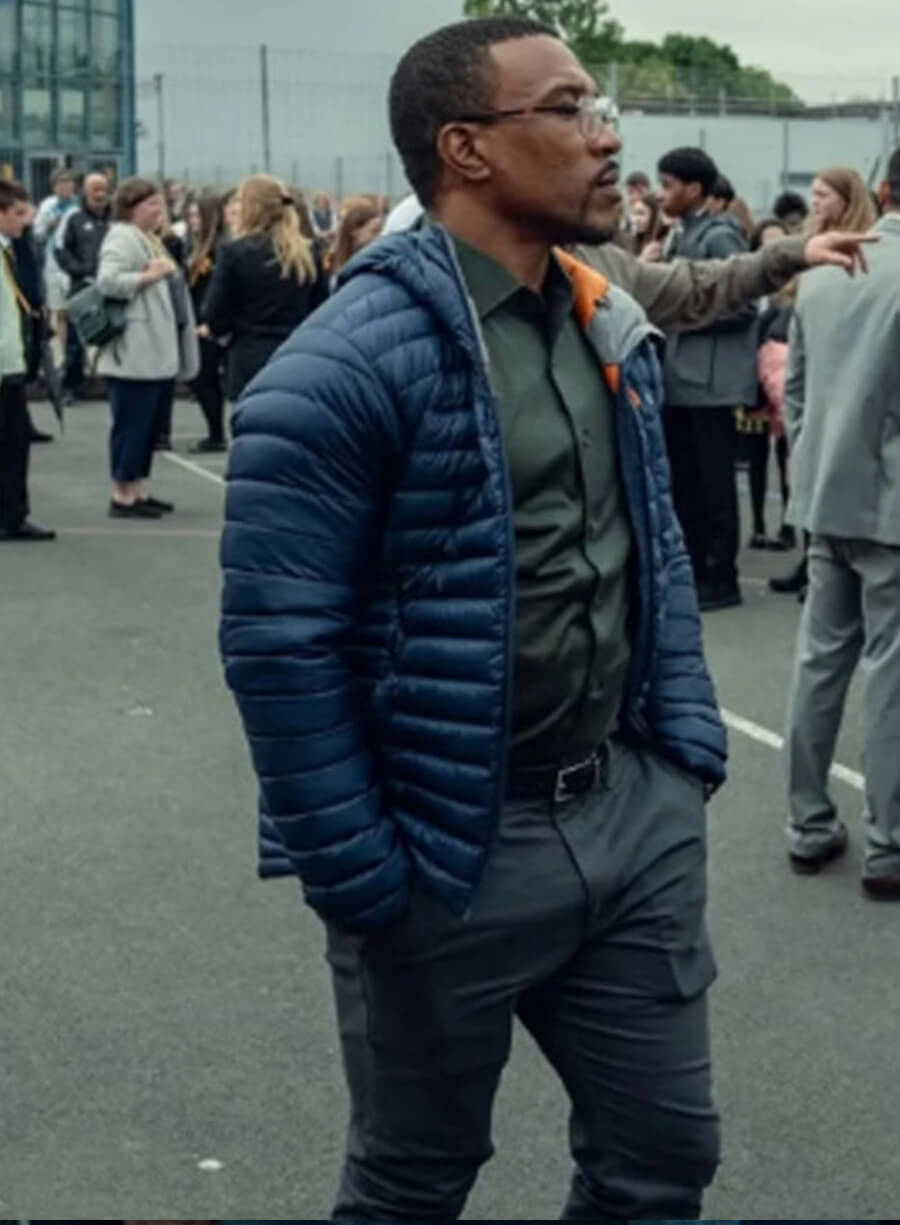 Harpoon DI Luke Bascombe Inspired Blue Hooded Jacket - Adolescence 2025 Style