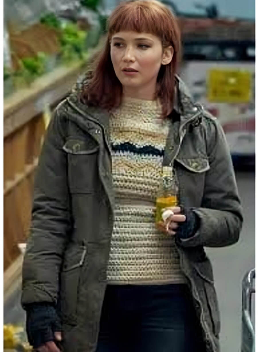 Harpoon Kate Dibiasky Inspired Green Hooded Jacket - Don't Look Up Style