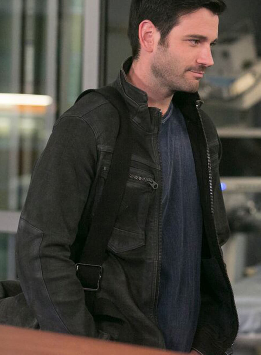Harpoon Dr. Connor Rhodes Inspired Brown Suede Leather Leather Jacket - Chicago Med Style
