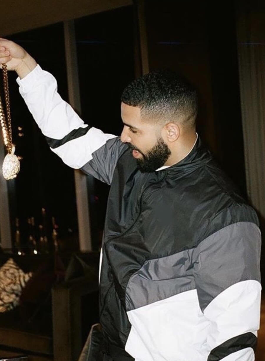 Harpoon Drake Windbreaker Inspired Black Leather Jacket