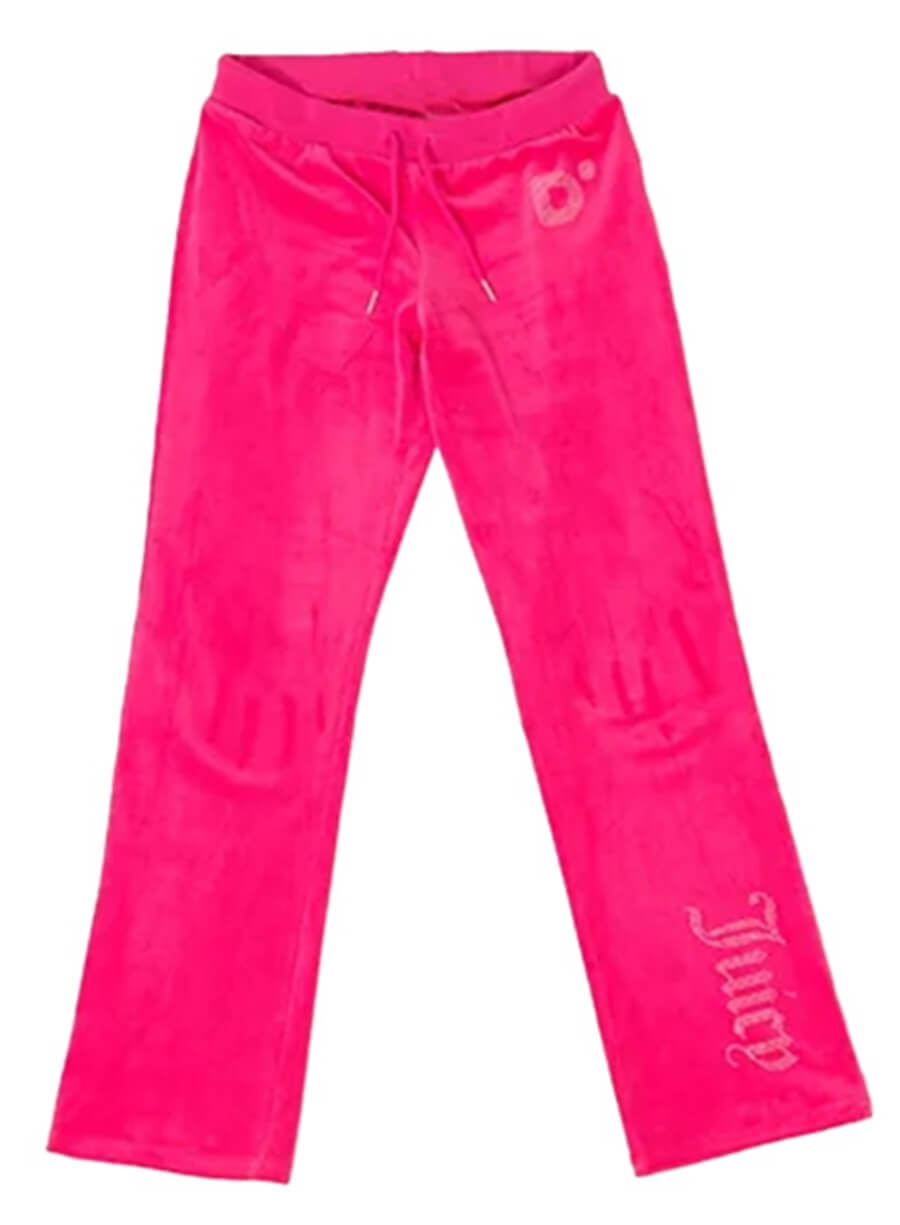 Harpoon Dunkin DunQueens Pink Tracksuit Inspired Pink Velvet Fabric Hooded Jacket