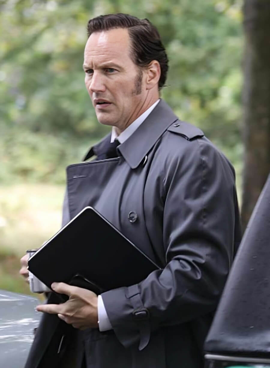 Harpoon Ed Warren Inspired Black Coat - The Conjuring Last Rites 2025 Style