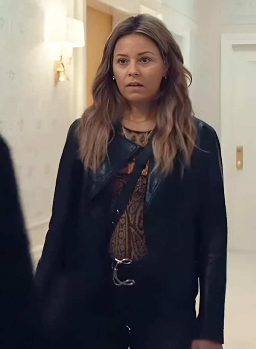 Harpoon Nicky Macintosh Inspired Black Leather Jacket - The Better Sister Style