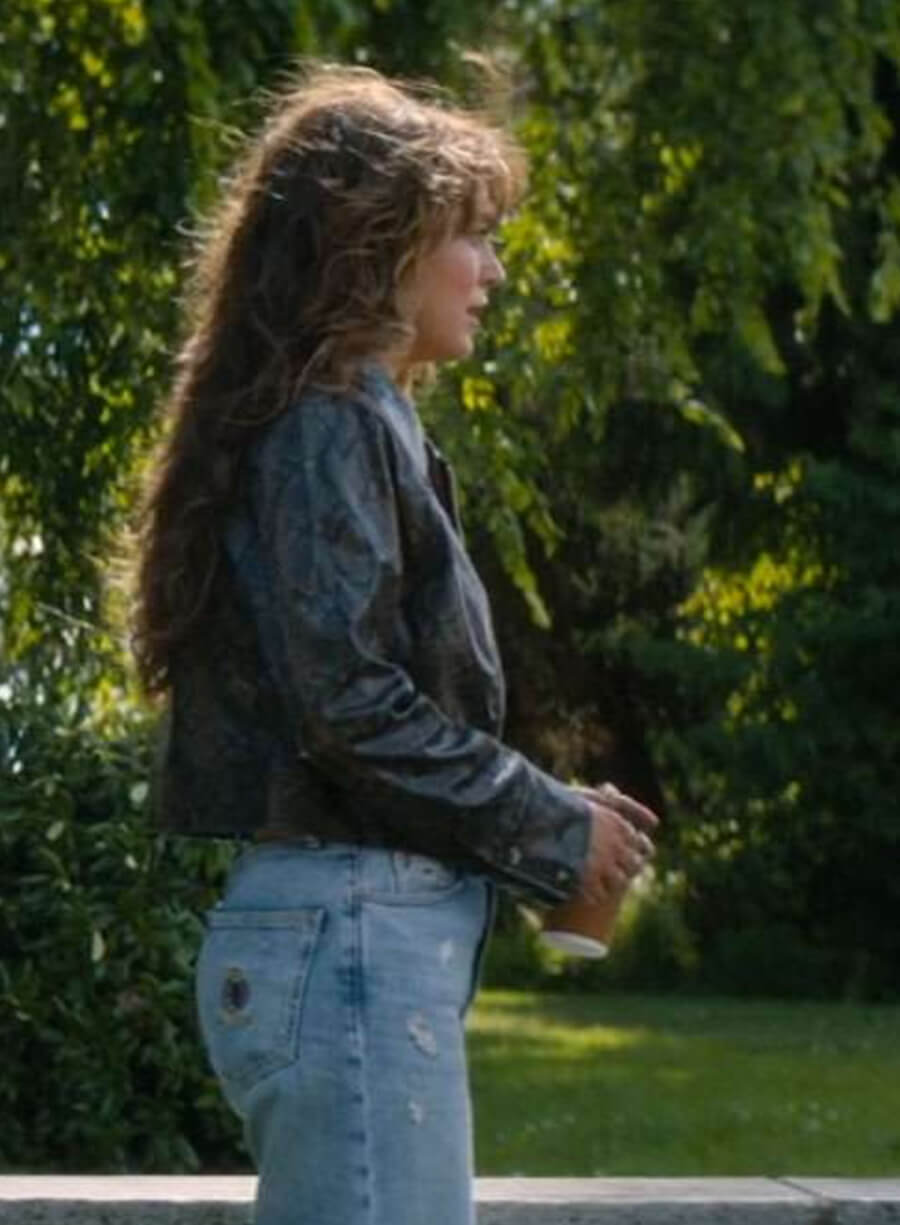 Harpoon Hannah Wells Inspired Black Real Leather Leather Jacket - Off Campus Style