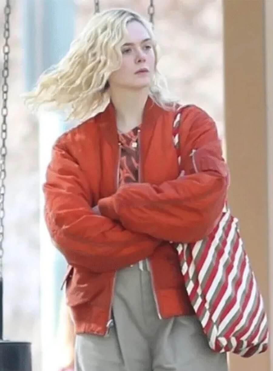 Harpoon Margo Millet Inspired Orange Bomber Jacket - Margo's Got Money Troubles Style
