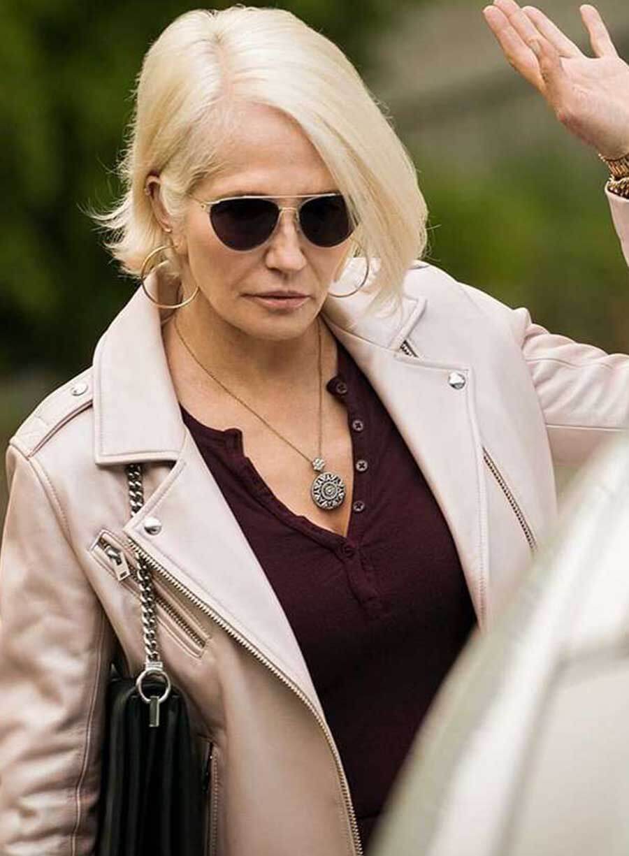 Harpoon Janine Cody Inspired Pink Real Leather Leather Jacket - Animal Kingdom Style