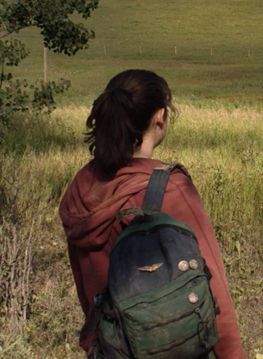 Harpoon Ellie Williams Inspired Maroon Fleece Fabric Hooded Jacket - The Last of Us Style