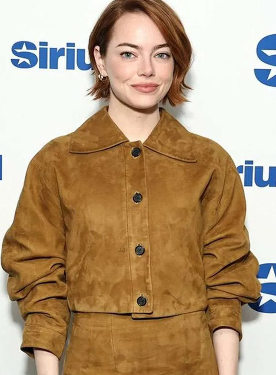 Harpoon Michelle Inspired Brown Leather Jacket - Stranger Things Style