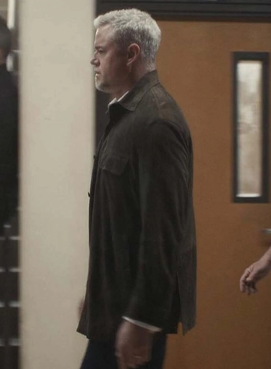 Harpoon Cal Jacobs Inspired Brown Leather Jacket - Euphoria Tv Series Style