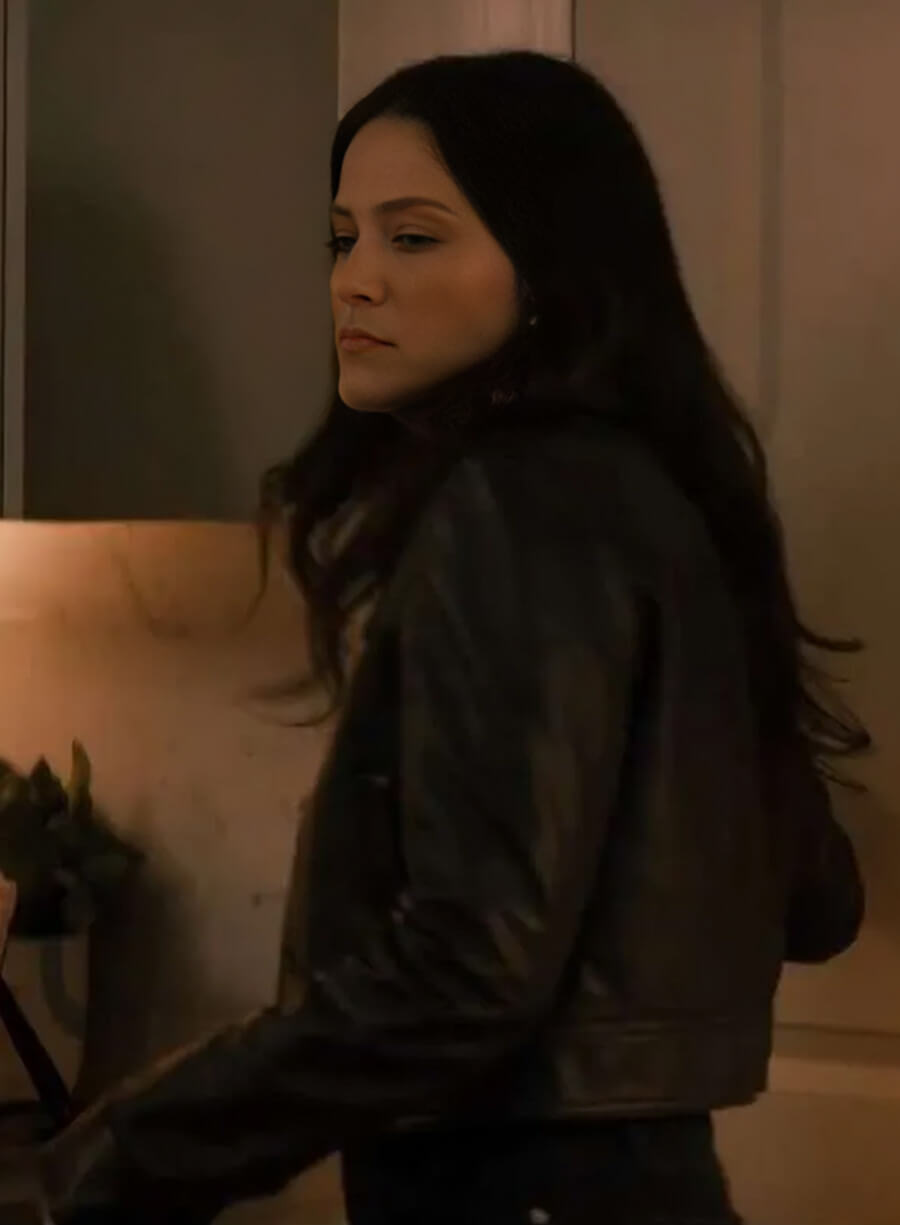 Harpoon Esther Roklov Inspired Black Leather Jacket - Nobody Wants This Style