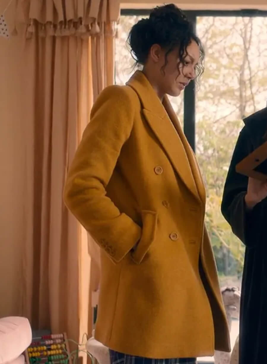 Harpoon Eva Finn Inspired Yellow Coat - Fool Me Once Style