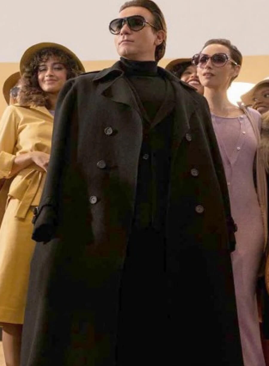Harpoon Ewan McGregor Trench Inspired Brown Wool Fabric Coat