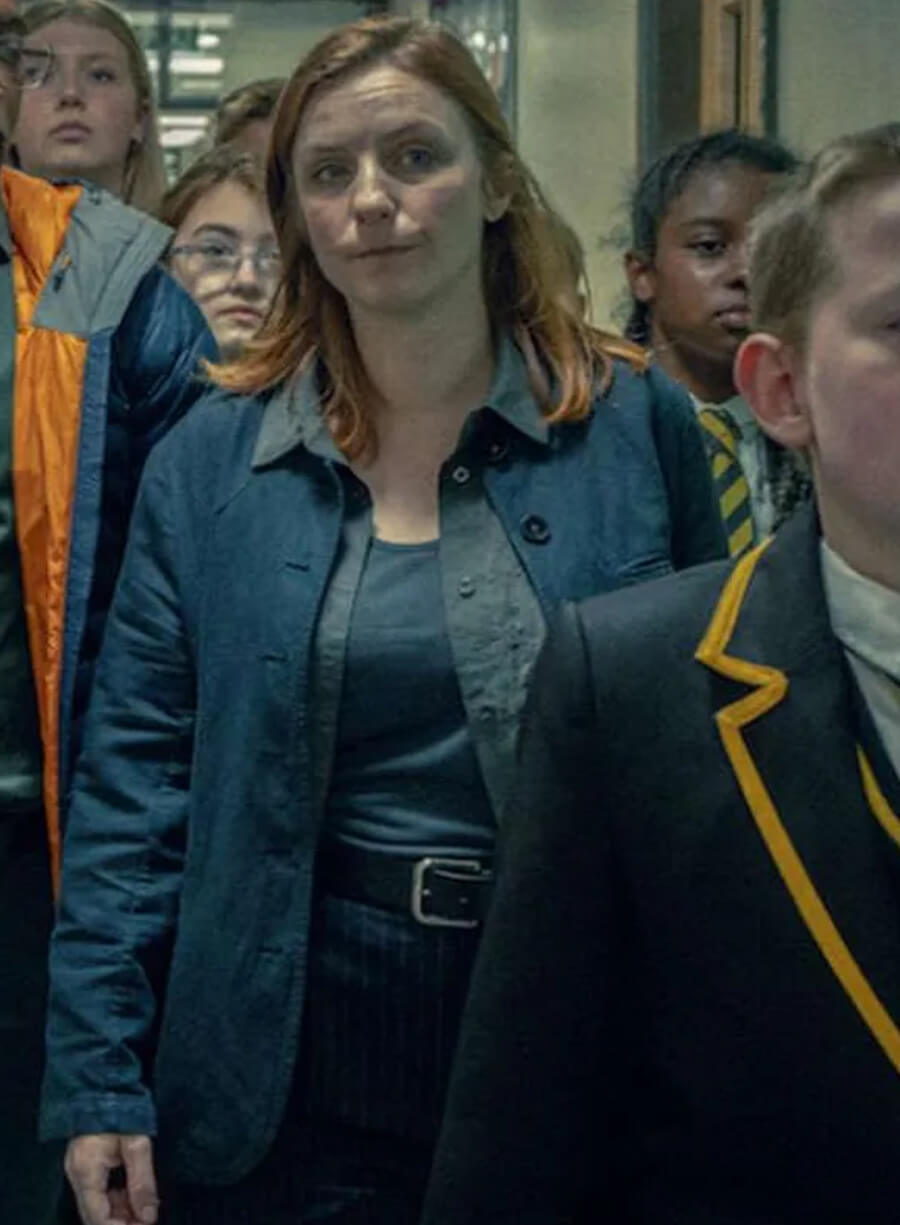 Harpoon Ds Misha Frank Inspired Blue Cotton Jacket - Adolescence 2025 Style