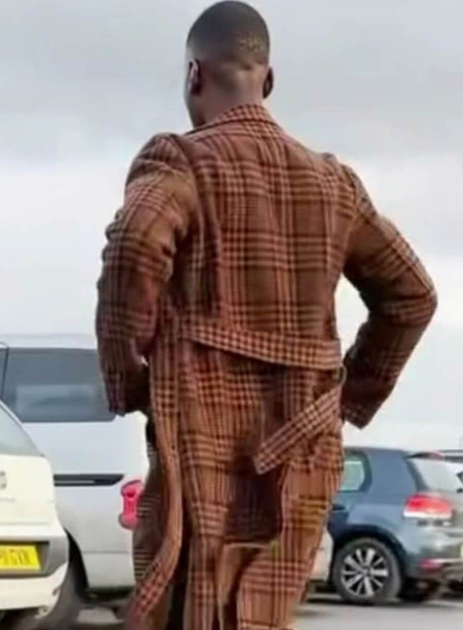 Fifteenth Doctor Ncuti Gatwa Doctor Who Brown Checkered Coat