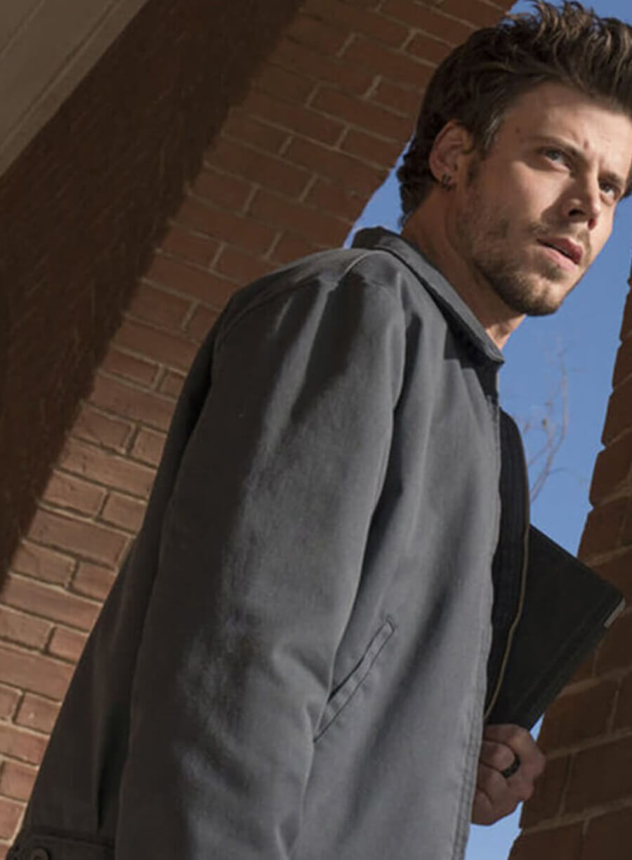 Harpoon Manfred Bernardo Inspired Black Cotton Fabric Cotton Jacket - Midnight Texas Style