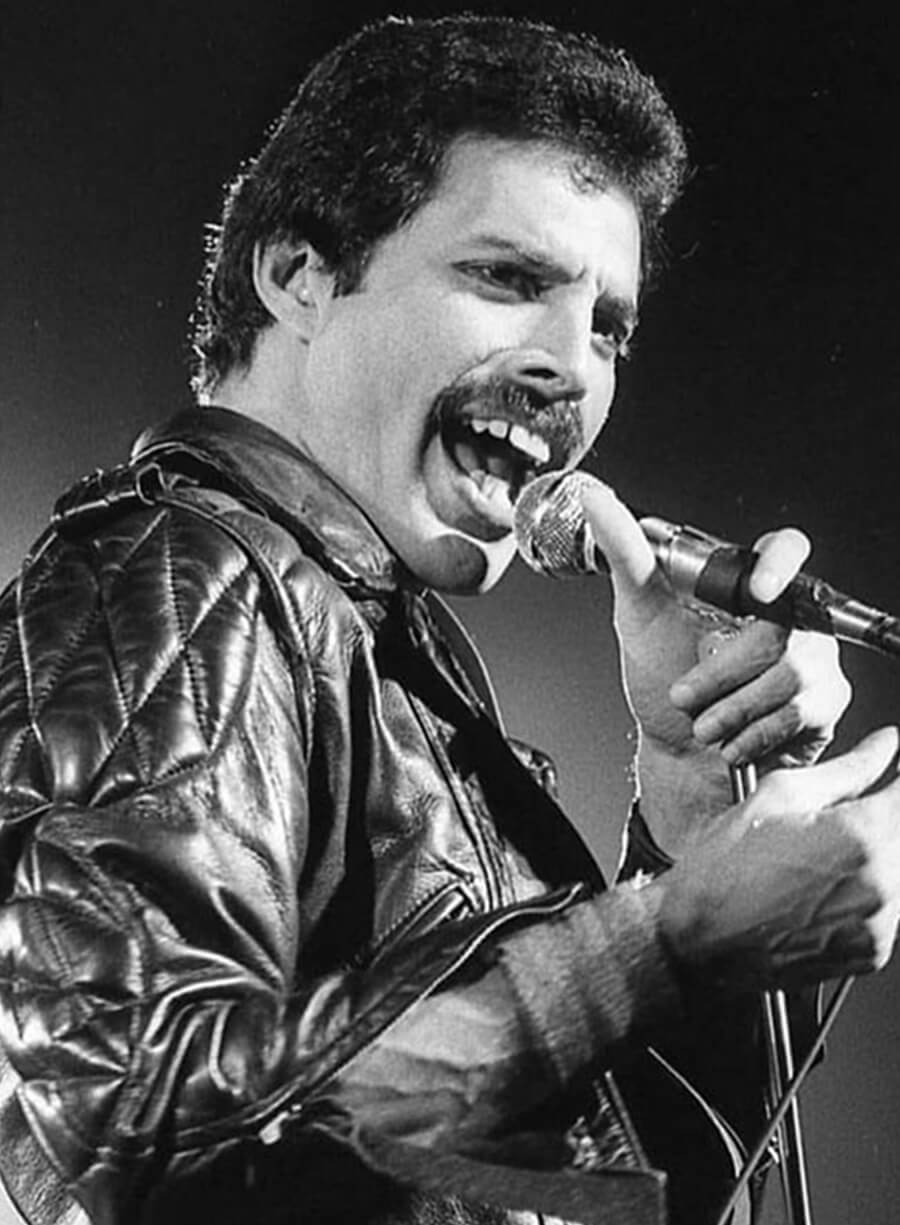 Harpoon Freddie Mercury Inspired Black Leather Jacket