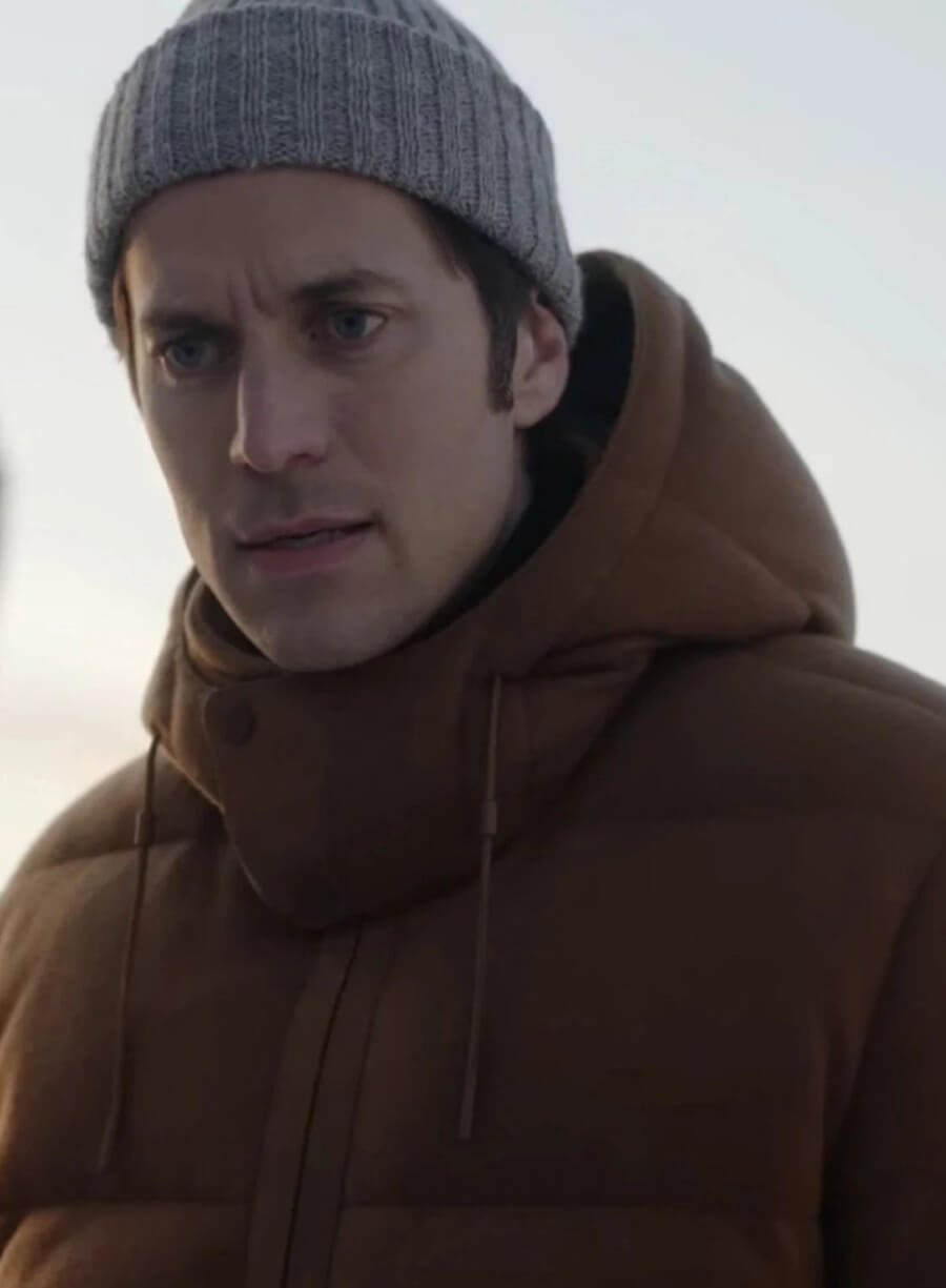 Harpoon Gabriel Inspired Brown Hooded Jacket - Emily in Paris S04 Style