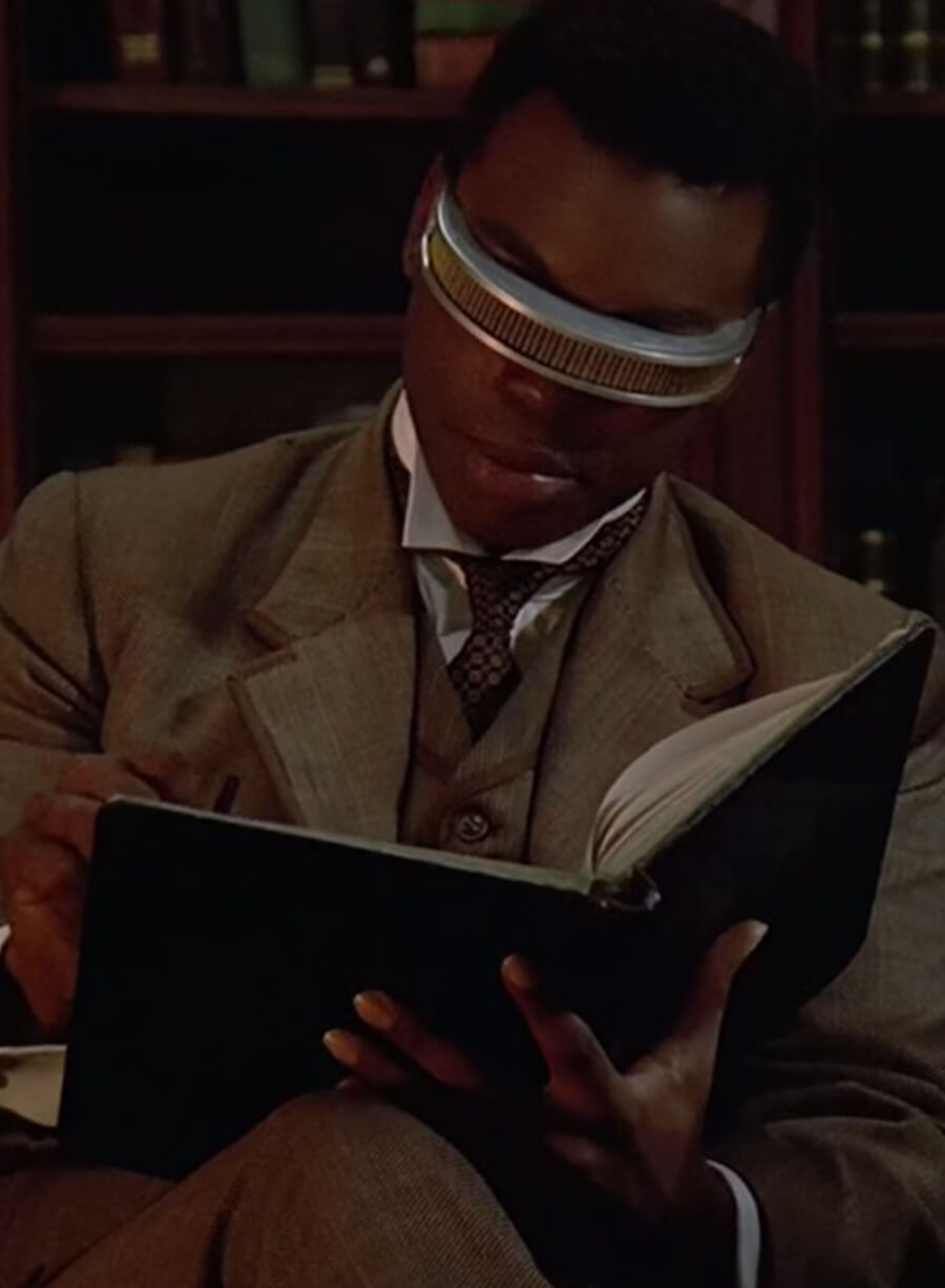 Harpoon Geordi La Forge Inspired Grey Coat - Star Trek: The Next Generation Style