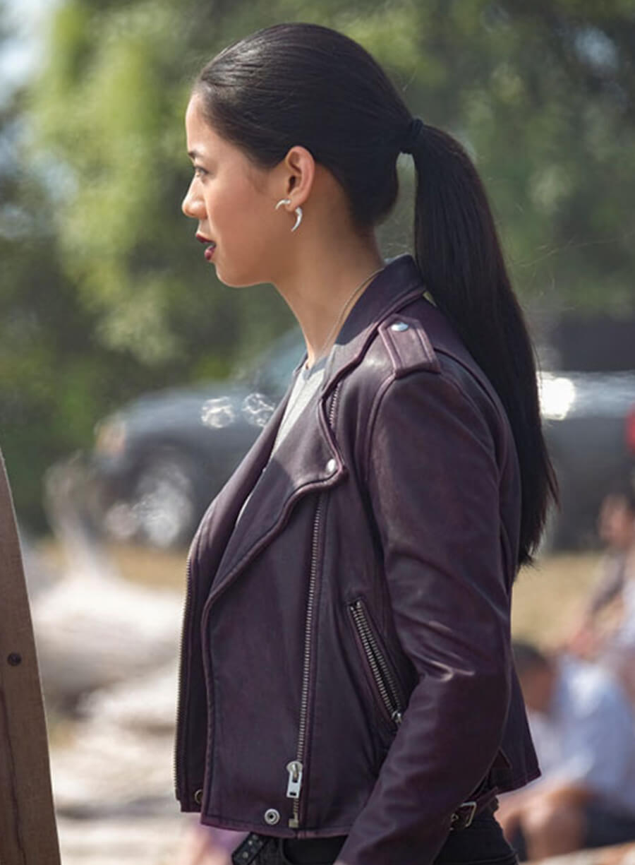 Harpoon George Fayne Inspired Black Leather Jacket - Nancy Drew Style