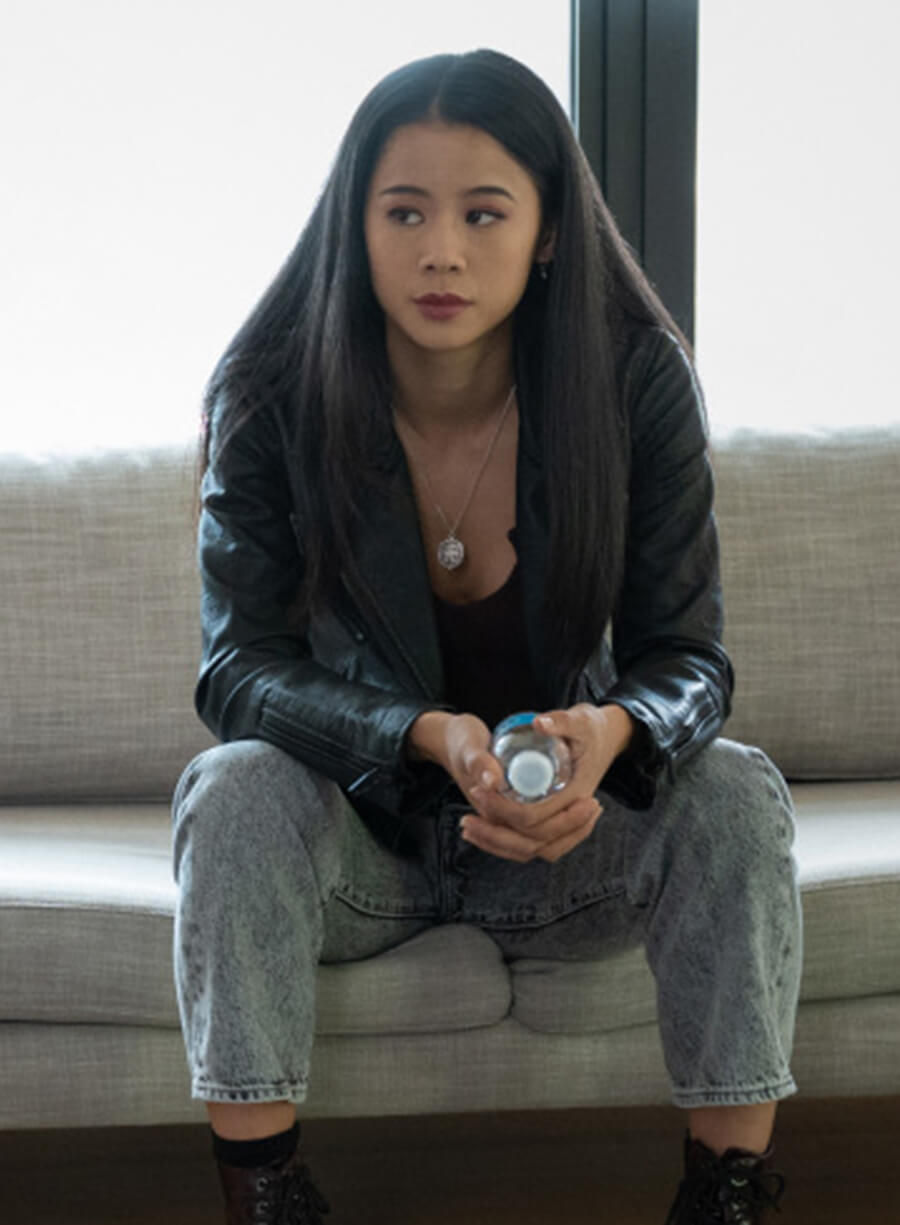 Harpoon George Fayne Inspired Black Leather Jacket - Nancy Drew Style