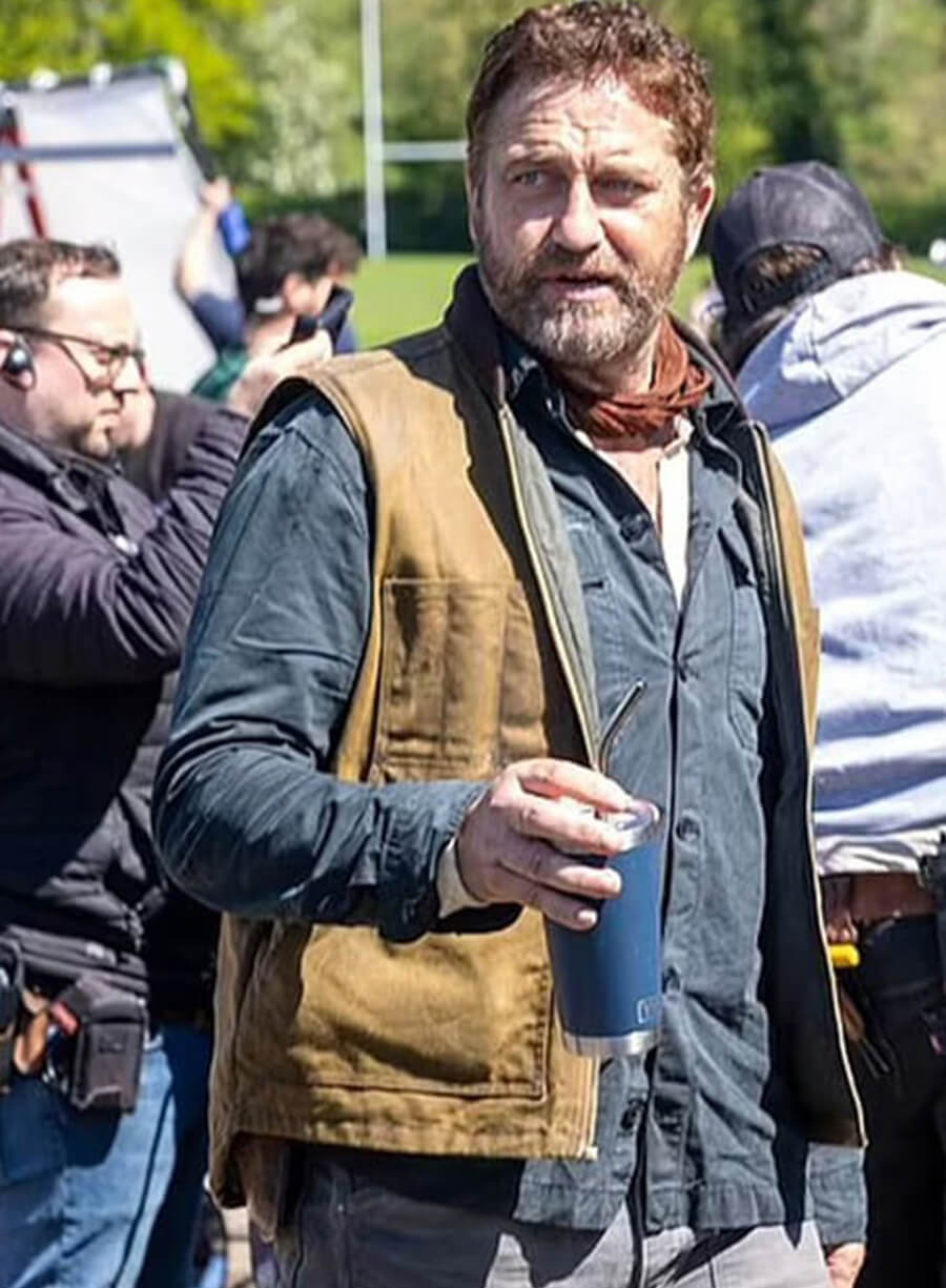 Harpoon John Garrity Inspired Brown Leather Jacket - Greenland 2 Migration 2026 Style