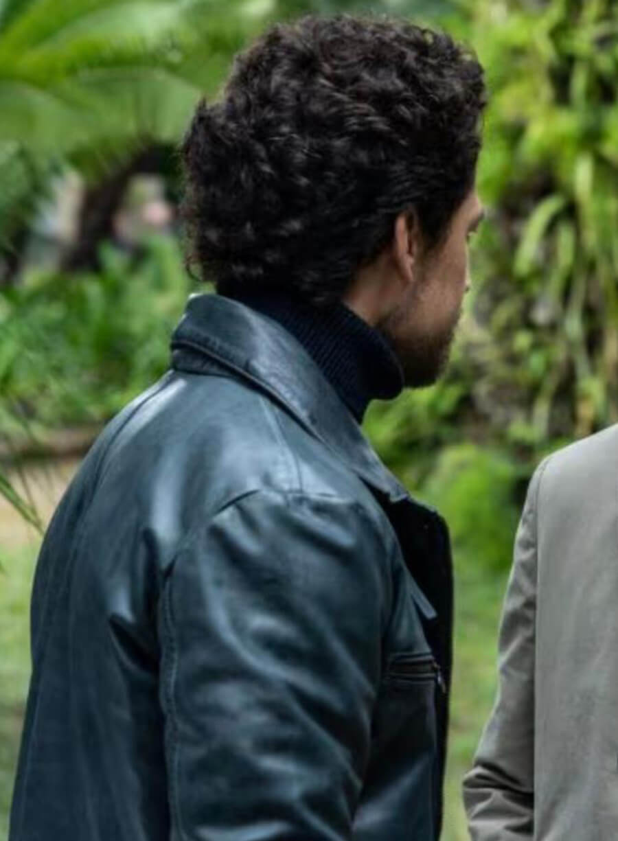 Harpoon Elia Inspired Black Leather Jacket - Deceitful Love Style