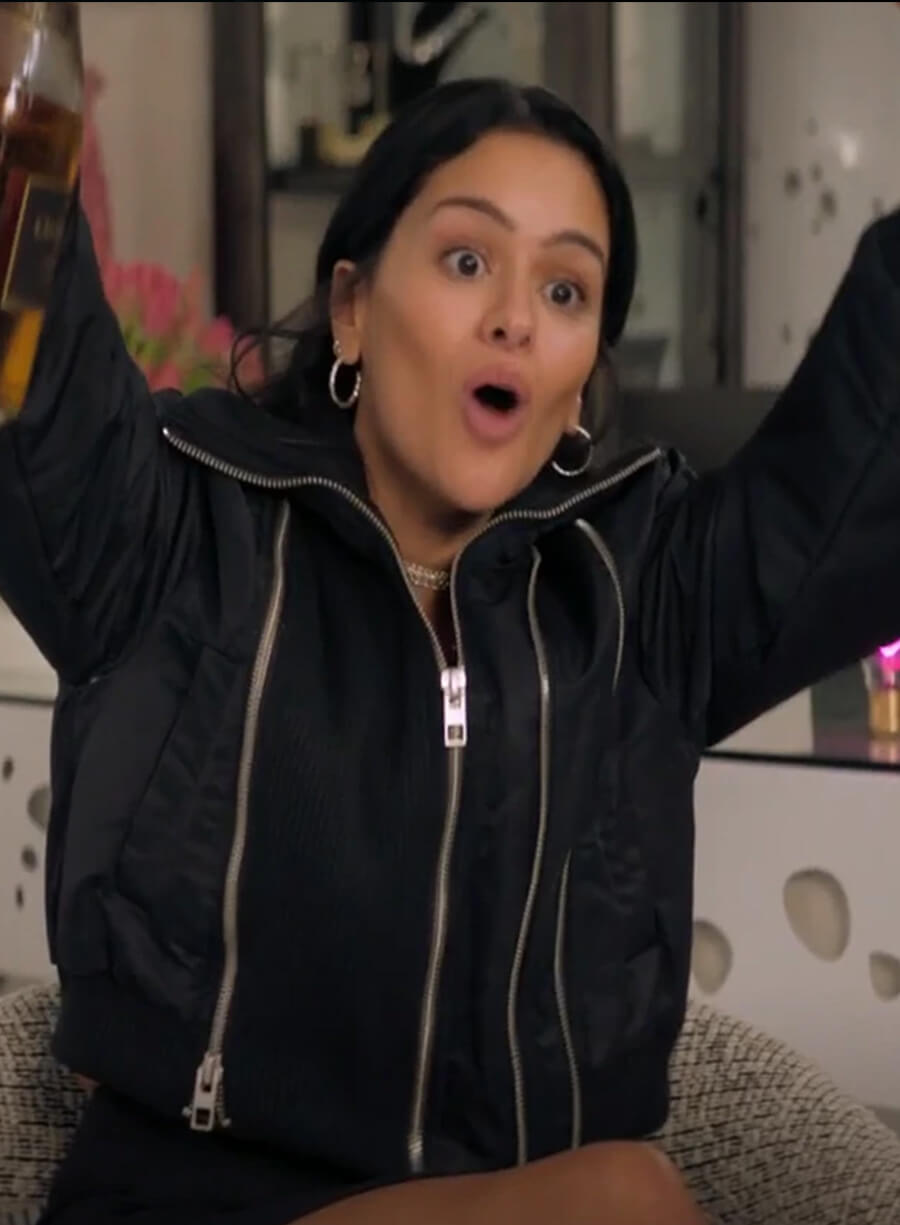 Harpoon Cherry Inspired Black Leather Jacket - Heart Eyes 2025 Style