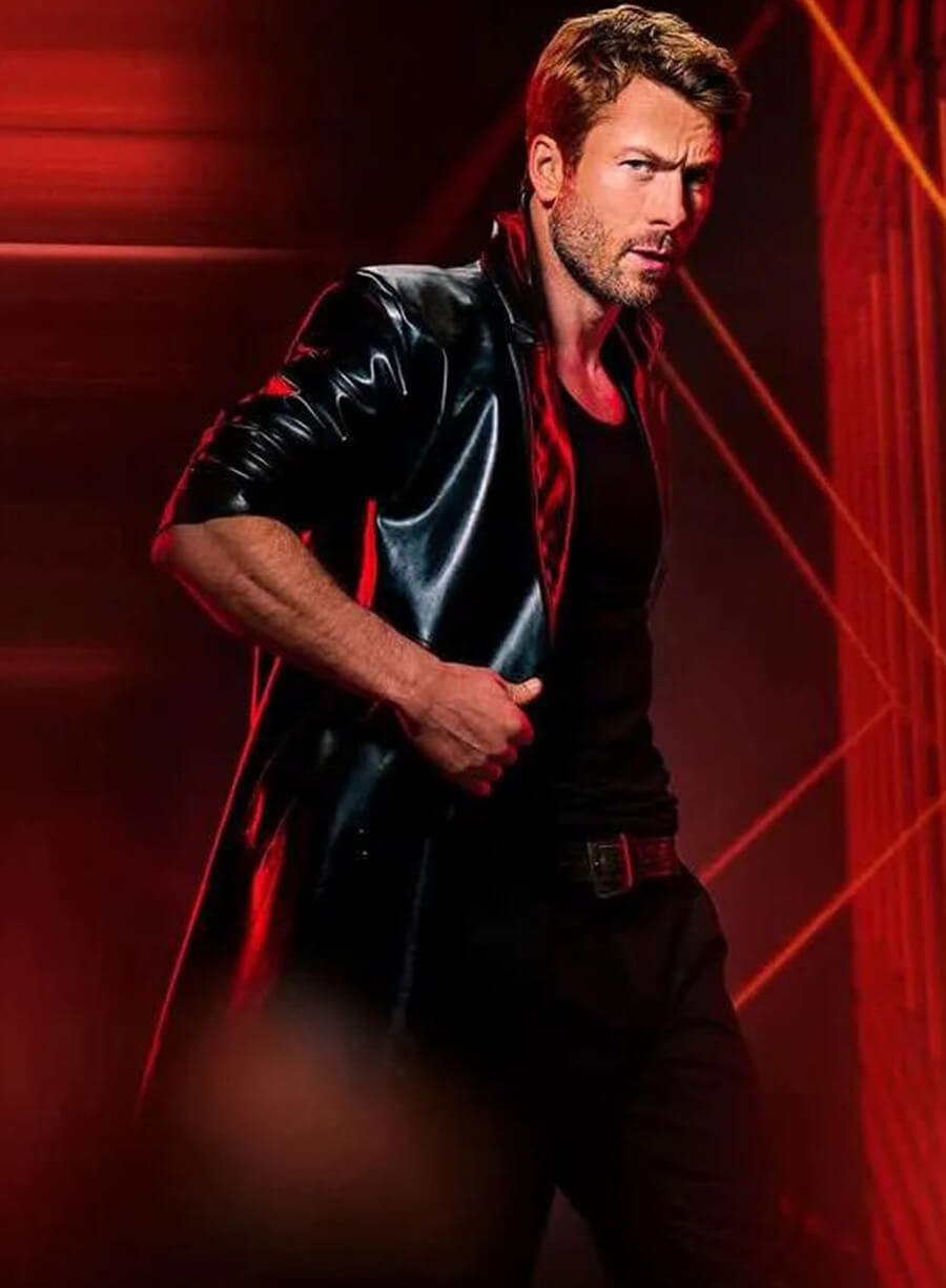 Harpoon Ben Richards Inspired Black Coat - The Running Man 2025 Style