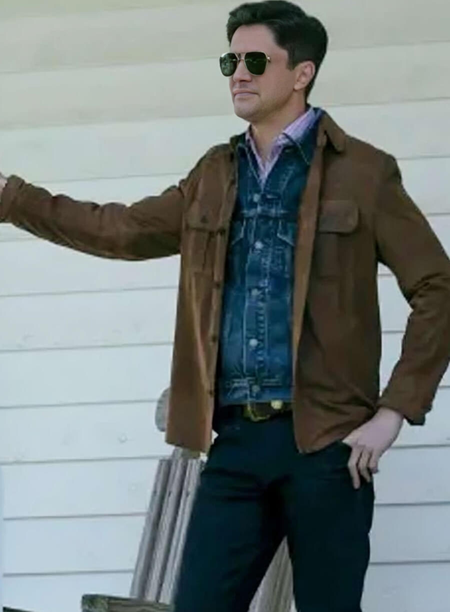 Harpoon Grady Inspired Brown Cotton Fabric Cotton Jacket - The Waterfront 2025 Style