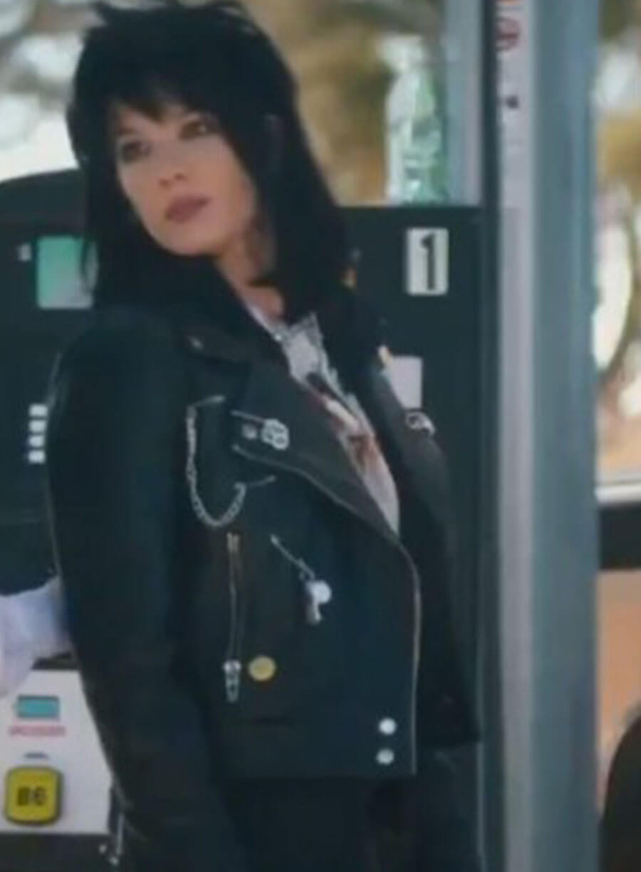 Harpoon Mandy Starr Inspired Black Biker Jacket - Americana Style