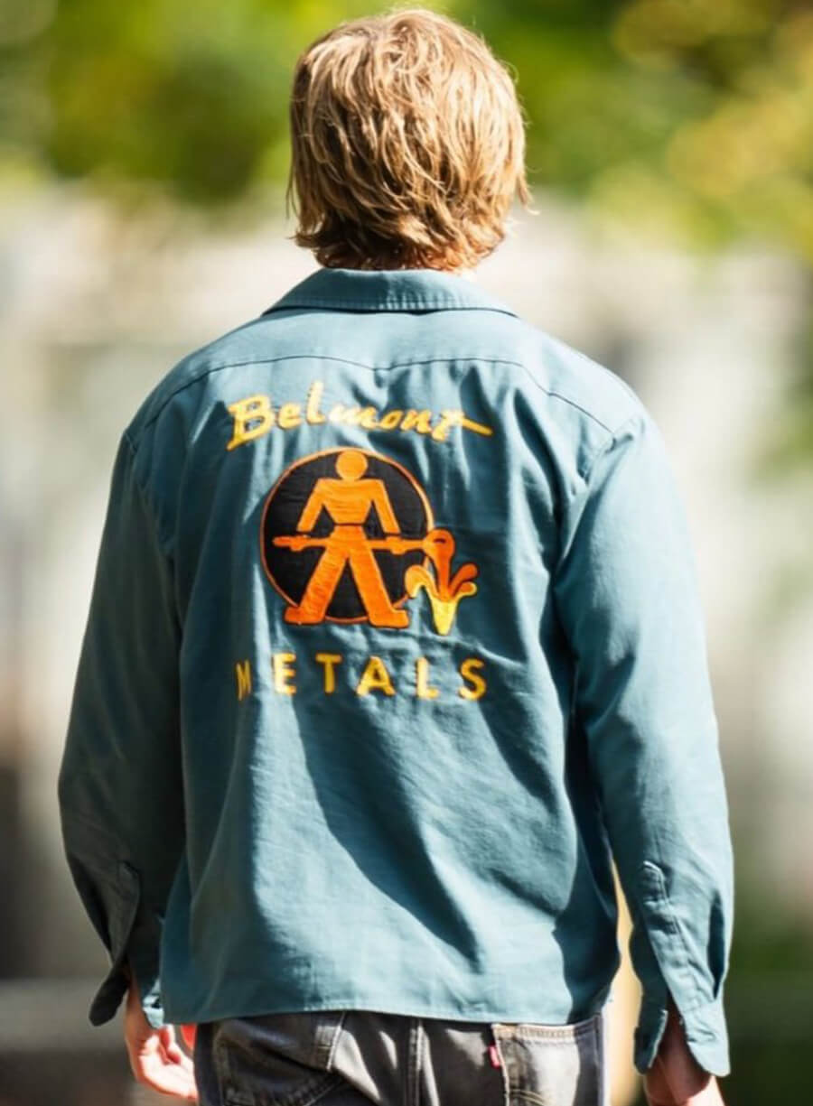 Harpoon Hank Thompson Inspired Blue Cotton Fabric Cotton Jacket - Caught Stealing 2025 Style