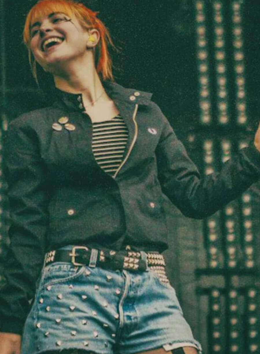 Harpoon Hayley Williams Inspired Black Leather Jacket