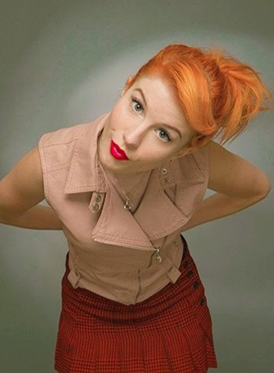 Harpoon Hayley Williams Pink Vest Inspired Blush Pink Leather Jacket
