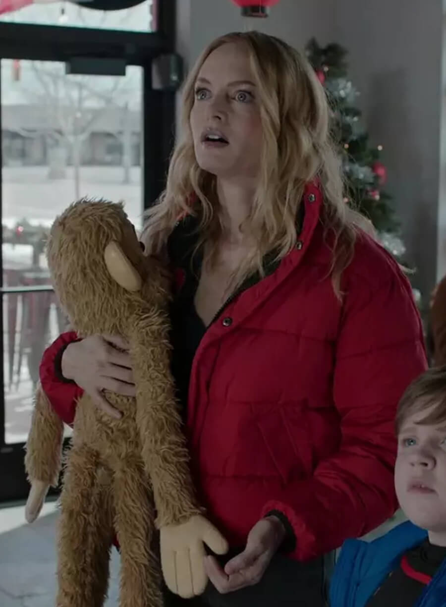 Harpoon Charlotte Sanders Inspired Red Hooded Jacket - Best. Christmas. Ever Style