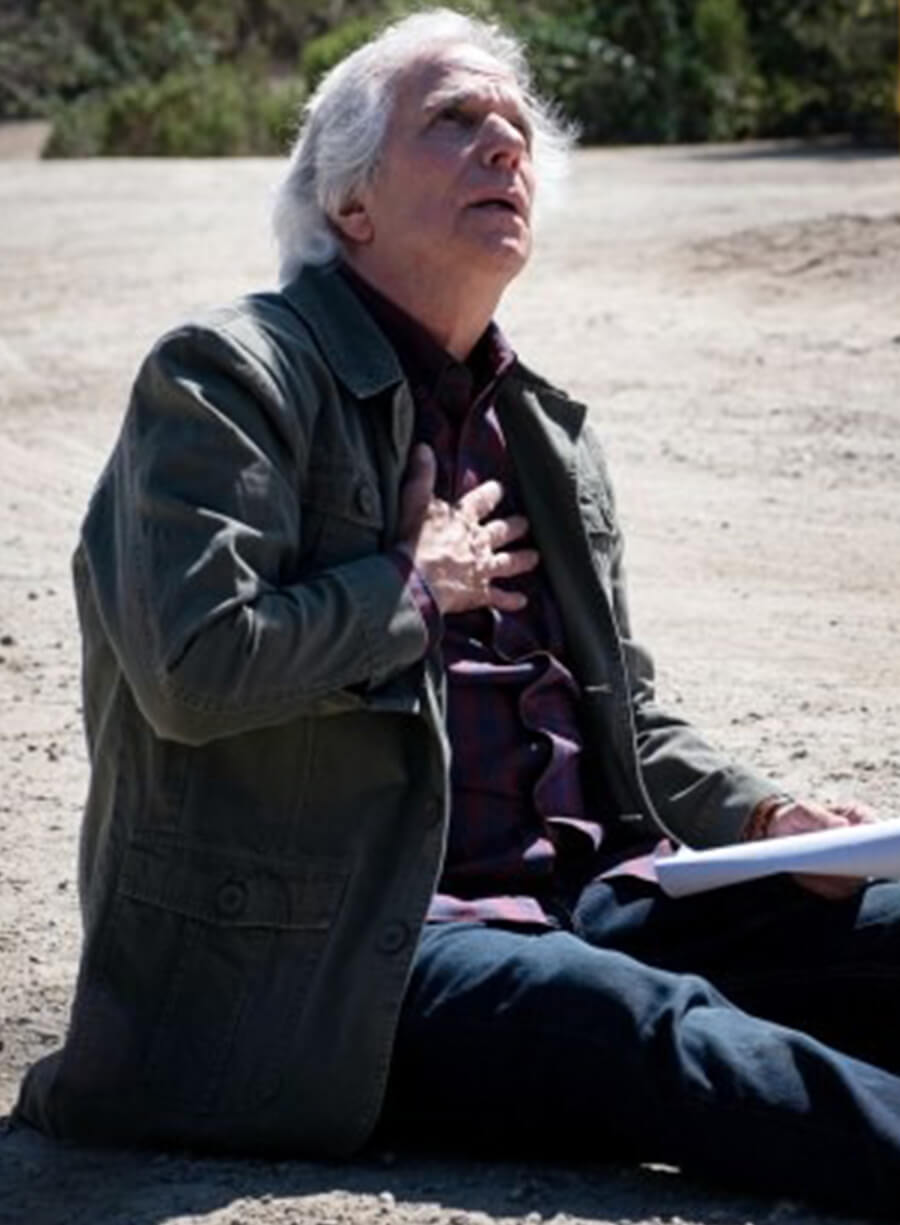 Harpoon Gene Cousineau Inspired Black Leather Jacket - Barry Style