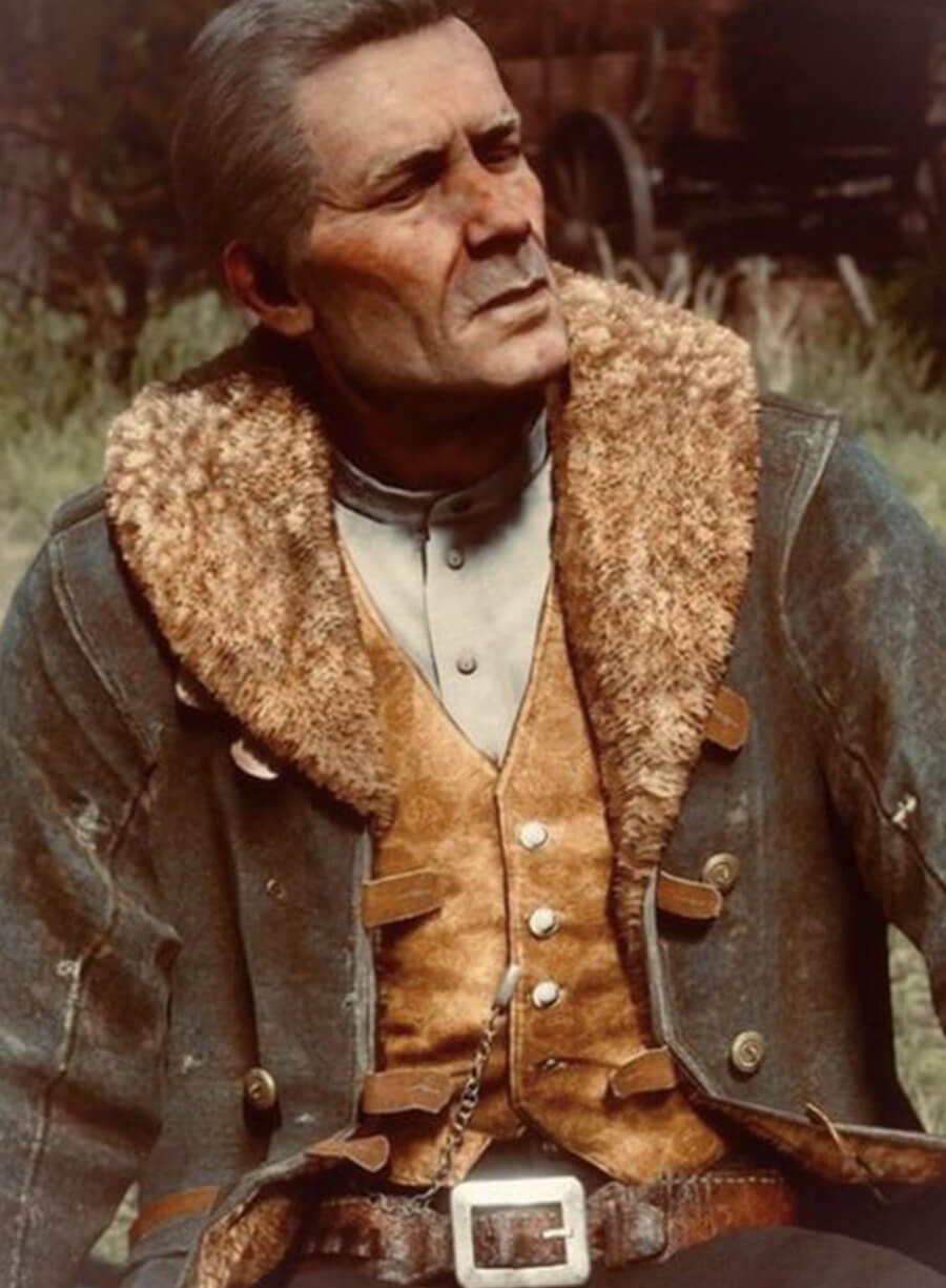 Harpoon Hosea Matthews Inspired Green Coat - Red Dead Redemption Style