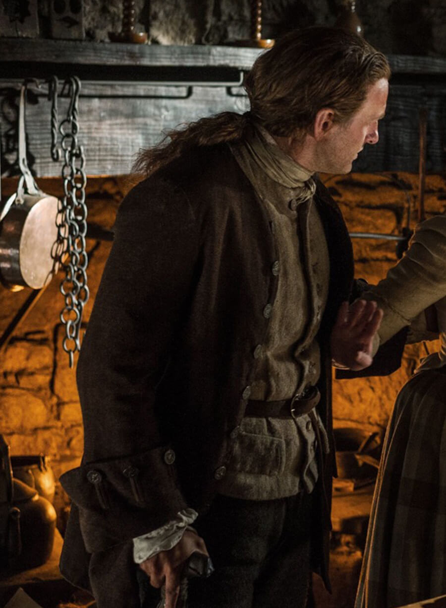 Harpoon Ian Murray Inspired Brown Coat - Outlander Style