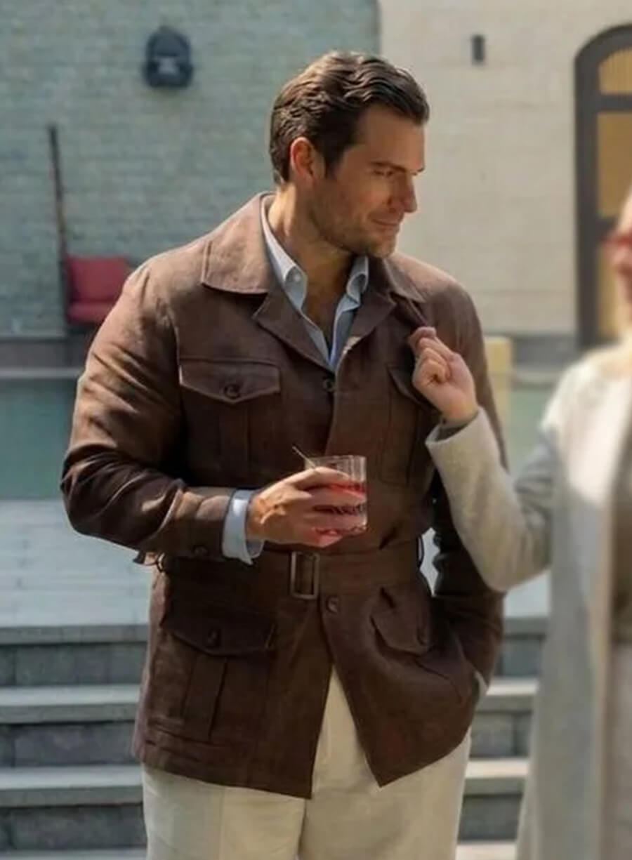 In the Grey 2026 Henry Cavill Brown Jacket