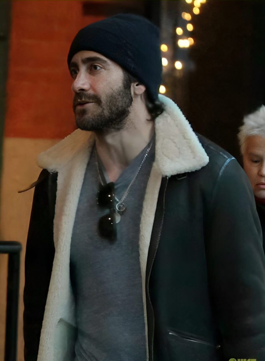 Harpoon Jake Gyllenhaal Suede Inspired Black Suede Leather Leather Jacket
