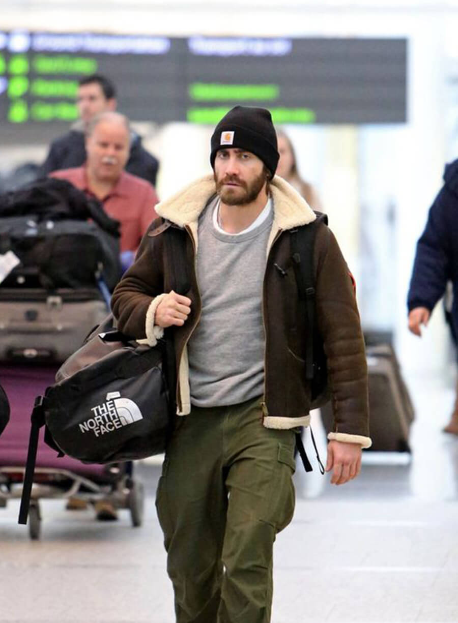 Harpoon Jake Gyllenhaal Suede Inspired Black Suede Leather Leather Jacket