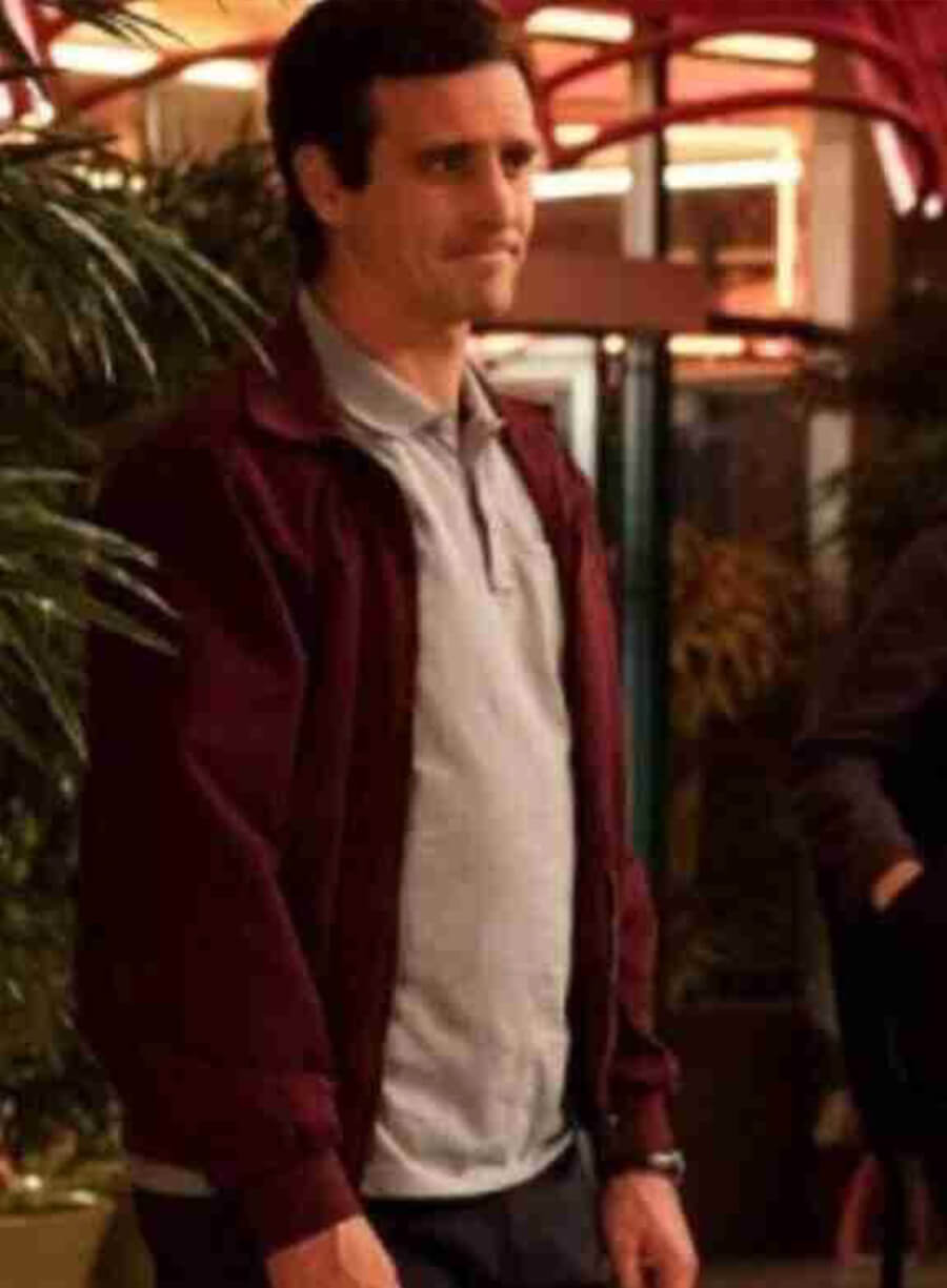 Harpoon Eddie Kaspbrak Inspired Red Leather Jacket - It Chapter Two Style