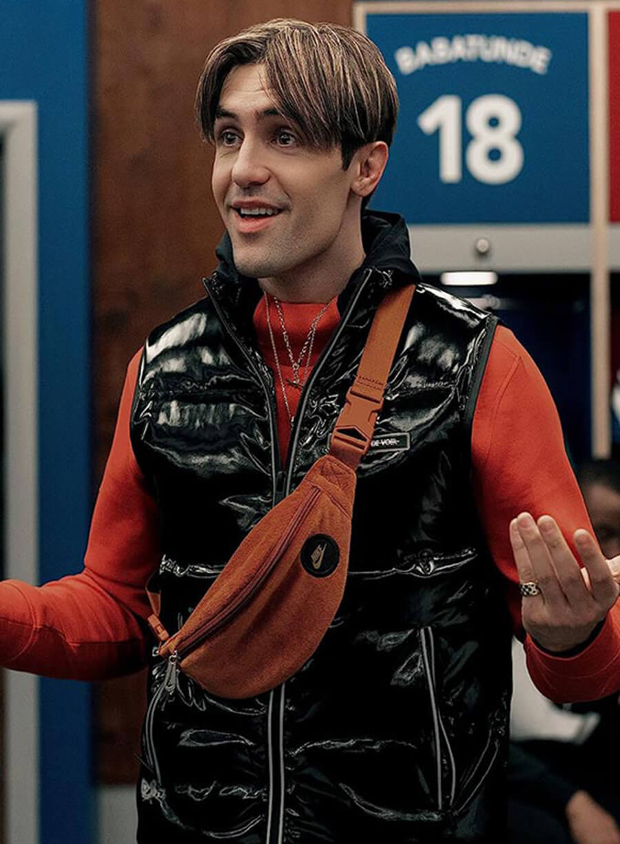 Harpoon Jamie Tartt Inspired Black Leather Jacket - Ted Lasso S03 Style