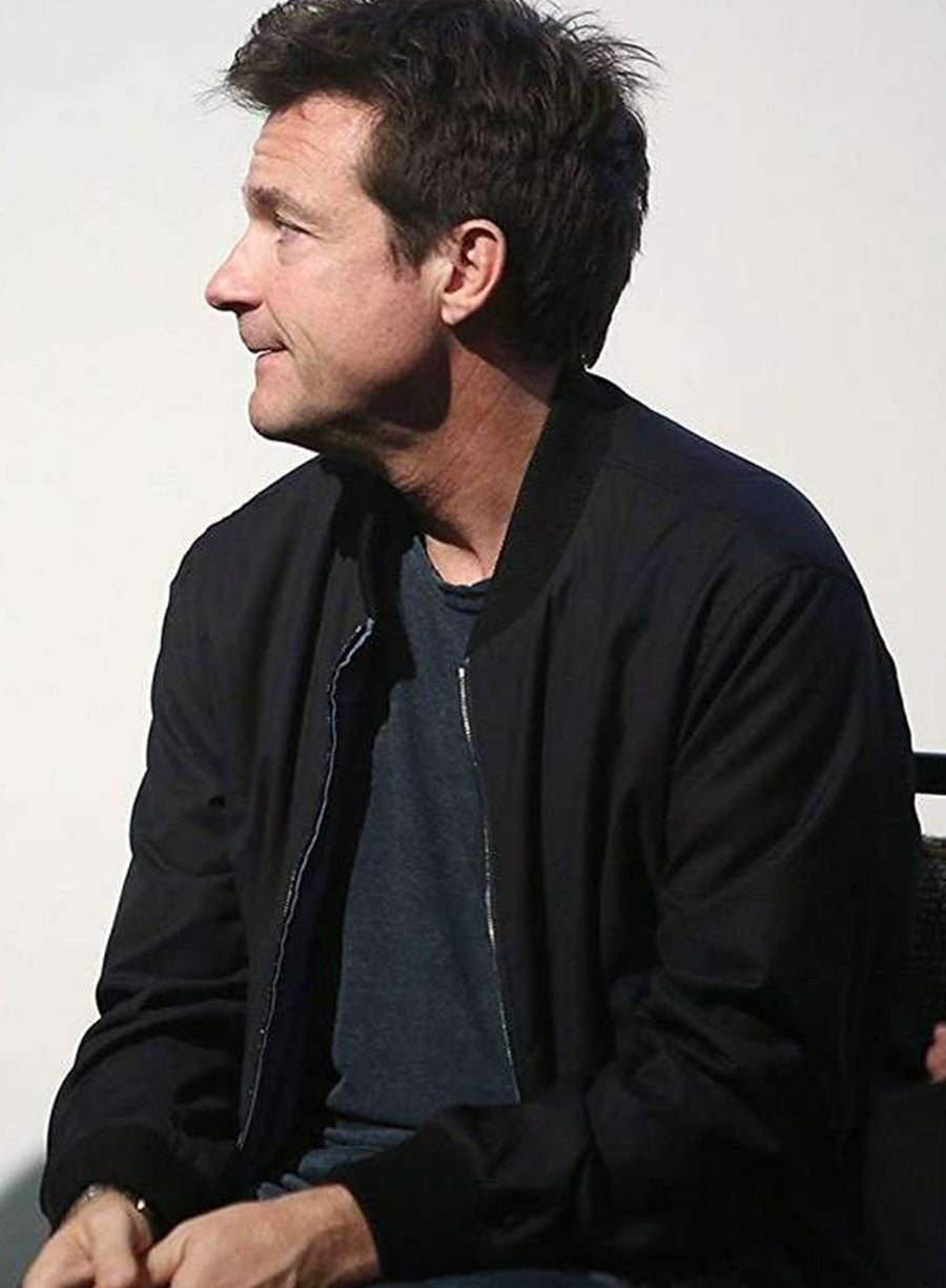 Harpoon Martin Byrde Inspired Black Parachute Fabric Leather Jacket - Ozark TV Series Style
